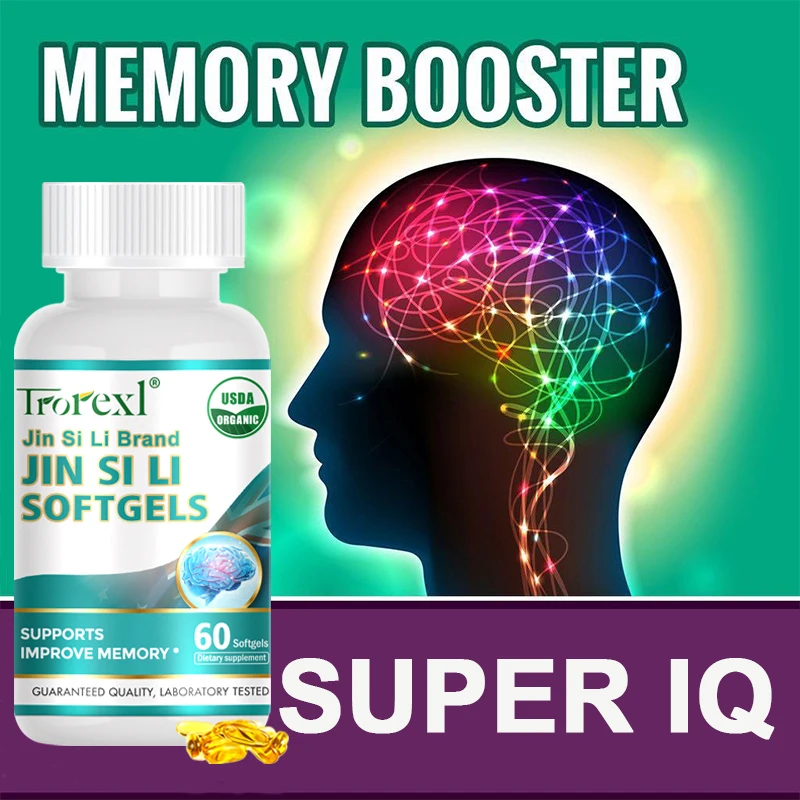 

Premium Nootropic Brain Booster Supplement Enhance Focus Improve Memory Mental Enhancement Pills for Neuro Energy & Iq Ginkgo