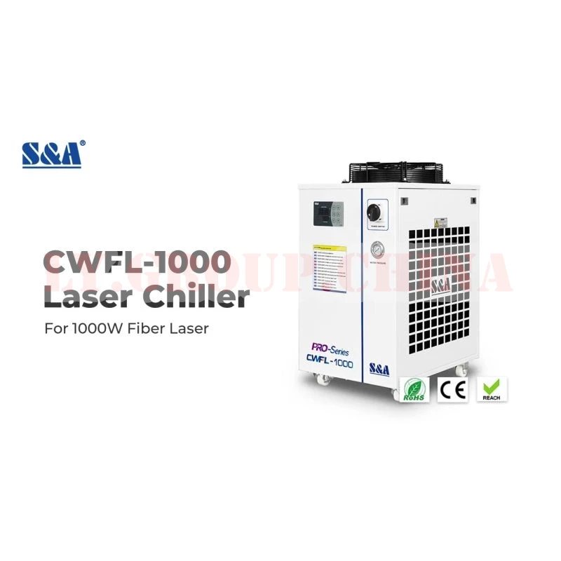 

Охладитель водяного Охлаждения Серии S & A CWFL 1000, система охлаждения s для волоконной лазерной гравировальной режущей системы 1 кВт