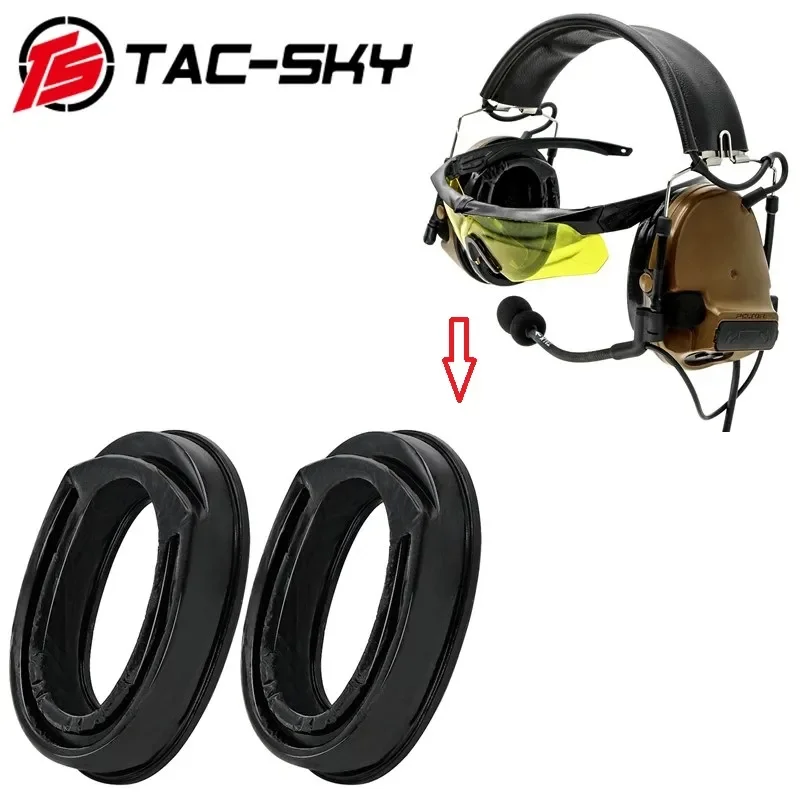 

NEW2023 TAC-SKY COMTAC Series Military Tactical Headphones Earmuffs Replacement Accessories Sight Silicone Earmuffs Ear Pads