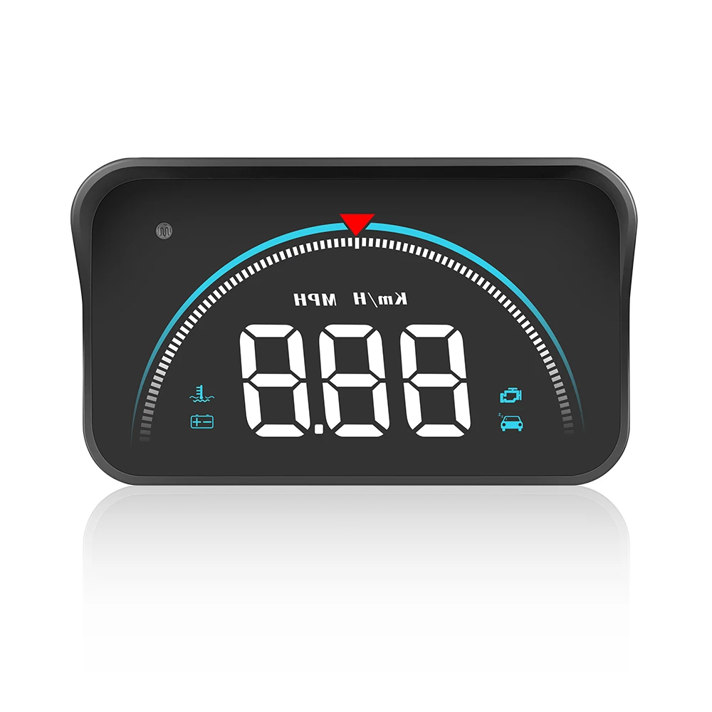 

Новый HUD автомобильный проекционный дисплей OBD2 спидометр часы температура воды Вольт км/ч MPH авто электроника проектор лобового стекла