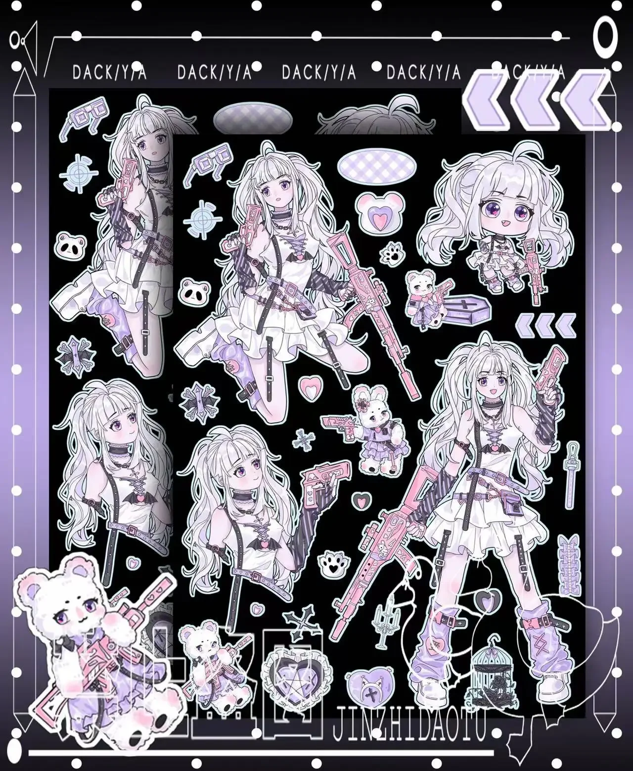 Лазерные наклейки для телефона Y2K