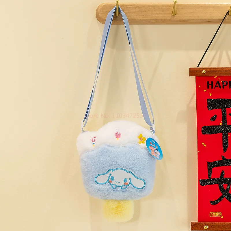 Sanrio Kawaii My Melody Cinnamoroll мороженое зимняя новая Индивидуальная сумка-мессенджер для