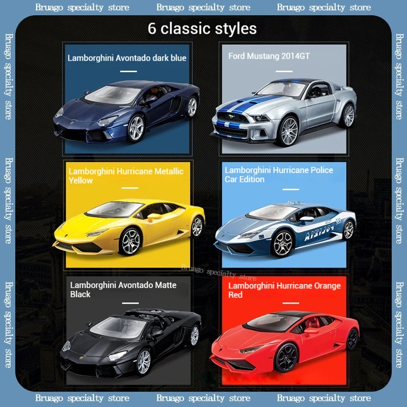 Maisto 1:24 Lamborghini Hurcan Coupe желто-зеленая модель автомобиля из сплава спортивный