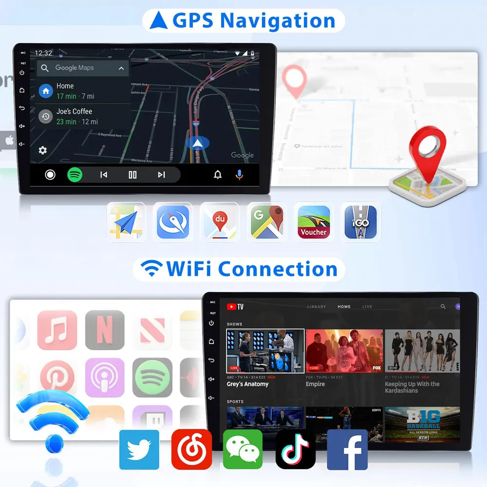 Фото Автомобильный радиоприемник Android 15 для LADA Xray X Ray 2015-2019 QLED GPS NAVI Мультимедийный видеоплеер 4G WIFI Qualcomm Головное устройство BT 2DIN №5