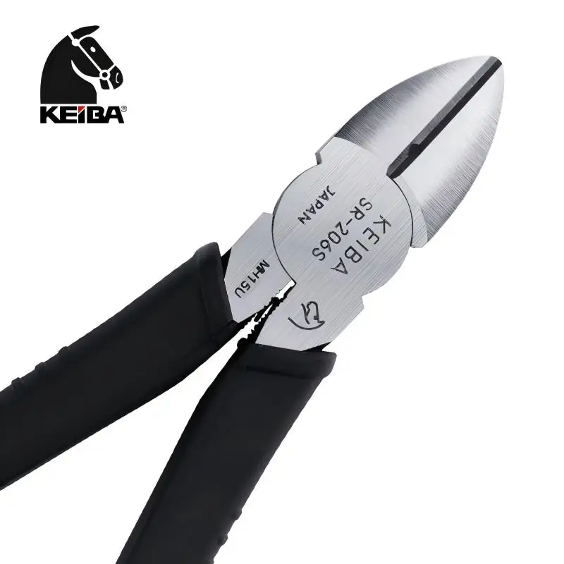 Кусачки диагональные KEIBA SR-206 с лезвиями из сплава, прецизионные, для резки электрических проводов, ручной инструмент (стандарт JIS) (art.: 3920dc872bee4) - 3920dc872bee4