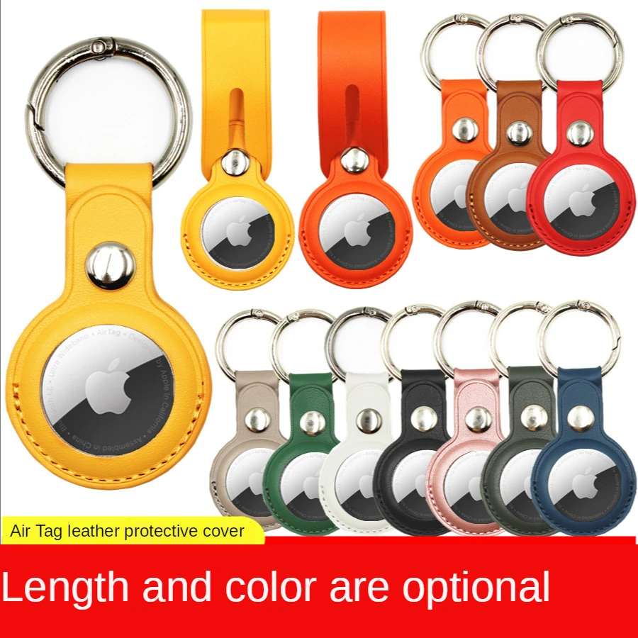 

Airtag Bluetooth Locator Tracker Leather Case for Apple AirTags Leather Case