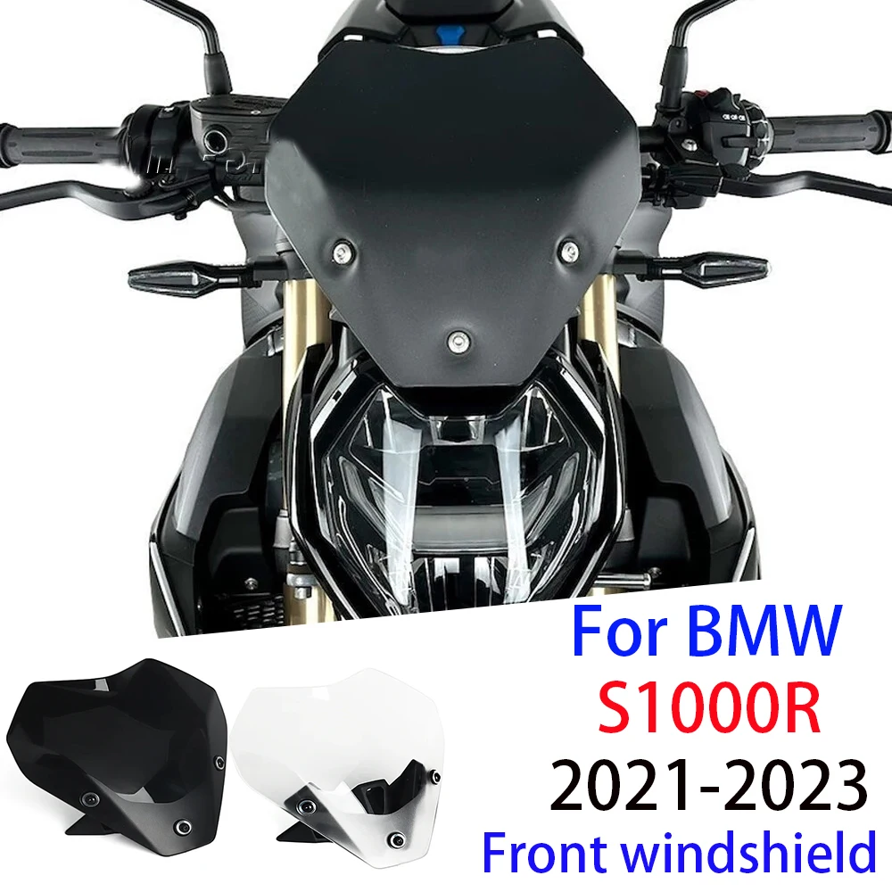 Для BMW S1000 R S1000R S 1000 2021 2022 2023 Новое переднее лобовое стекло мотоцикла акриловый
