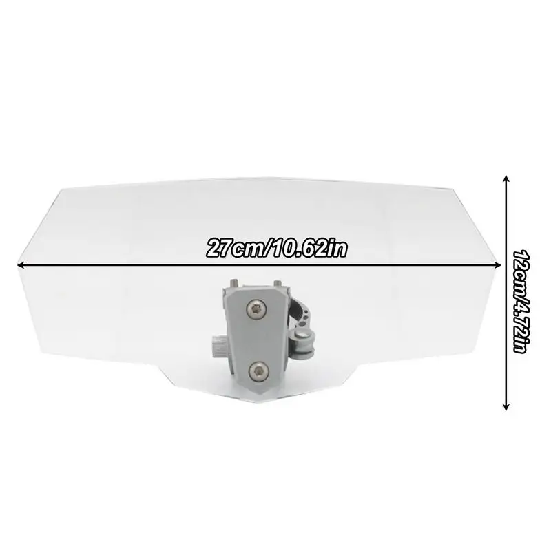 Ветрозащитный экран для мотоцикла регулируемые удлинительные зажимы удлинитель