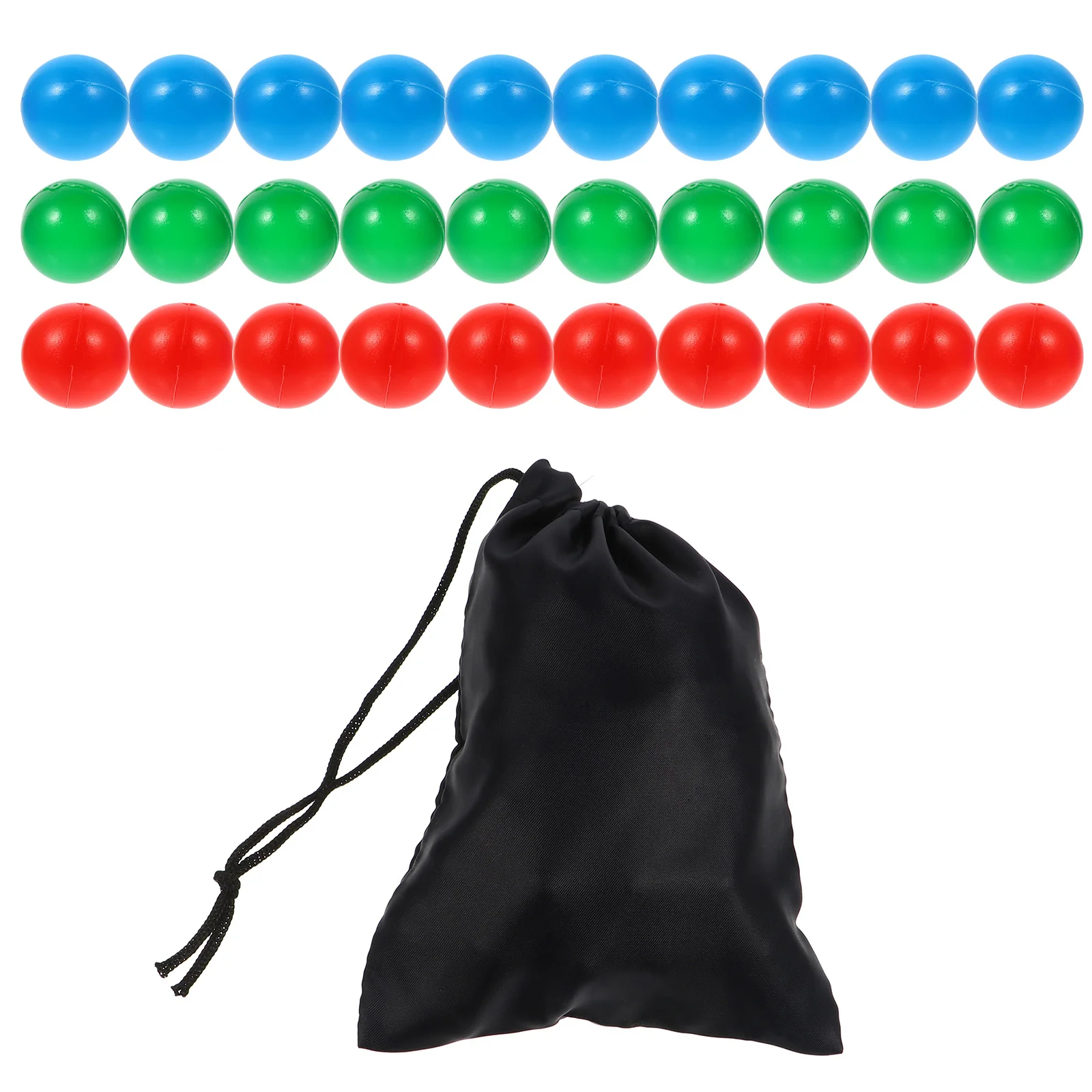 

30pcs Probability Balls Colorful Plastic Balls Thickened Teaching for Baby