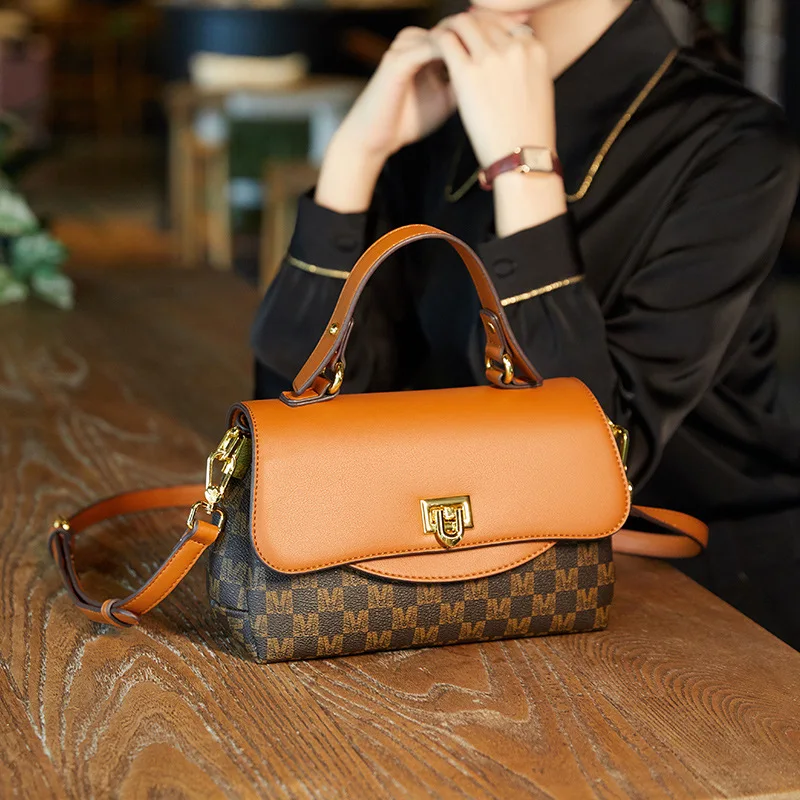 

2022 Bag Women New High-end Fashion Small Square Bag All-Match Messenger Bag Niche Handbag Ladies Shoulder Bag