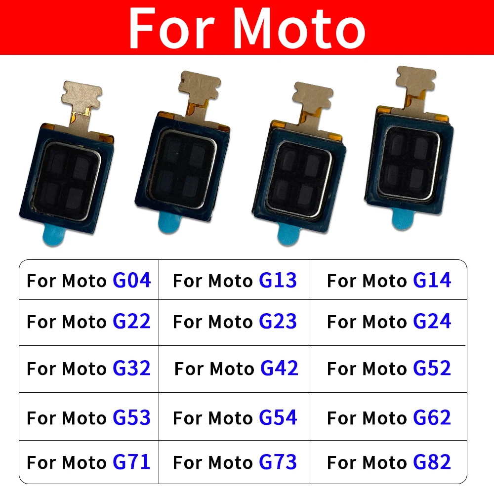Фото НОВЫЙ передний верхний наушник, динамик, звуковой приемник для Moto G04 G13 G14 G22 G23 G24 G32 G42 G52 G53 G54 G62 G71 G73 G82 №1