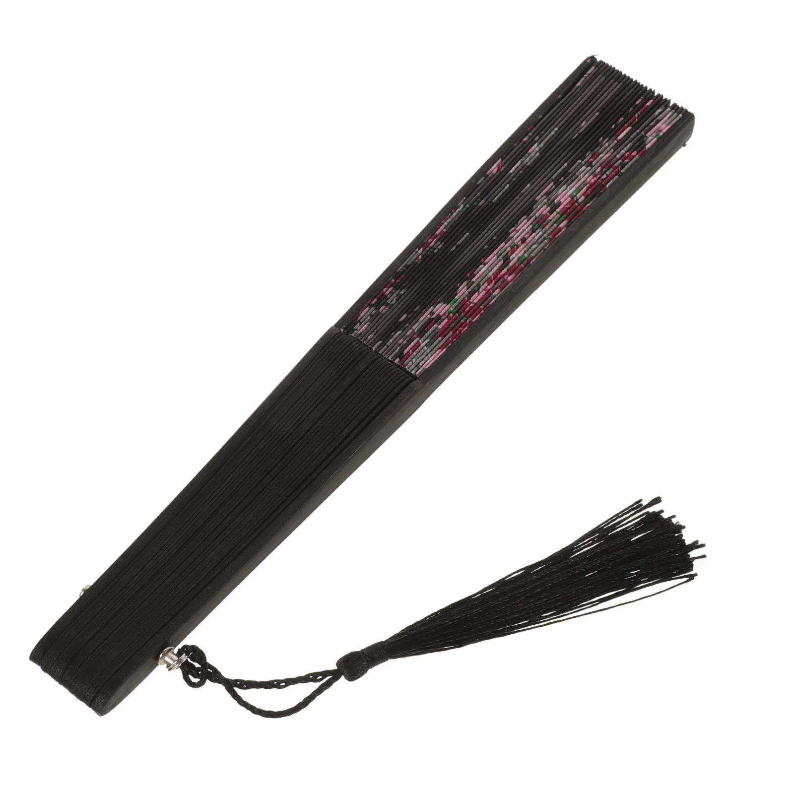 Женский складной веер Ручной Складной в японском стиле Шелковый с бамбуковой