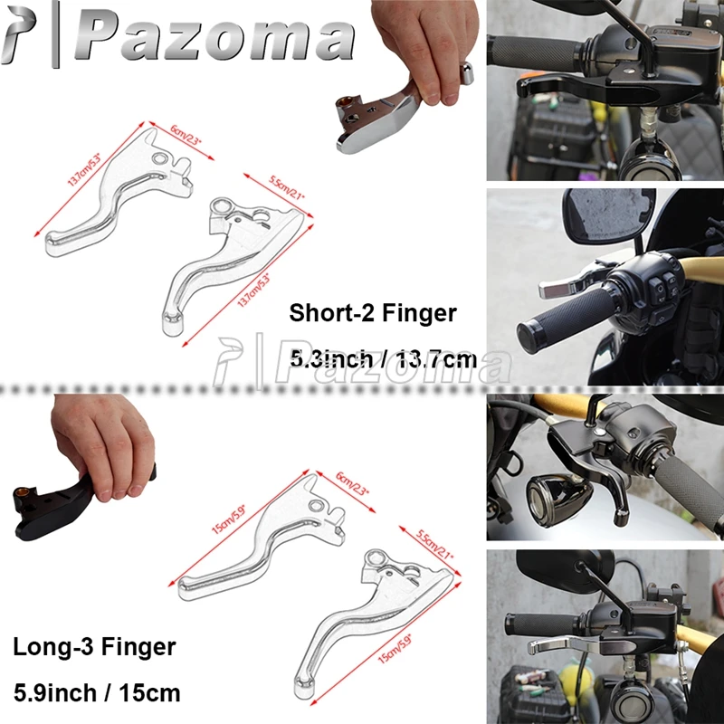 Рычаги тормозной муфты с ЧПУ 3 пальца 5 9 дюйма для Harley Softail 2015-2022