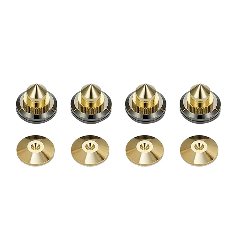 

4 Set Furniture Video Feet Anti-Slip Speaker Shock-Absorbing Feet Speaker Stands CD Subwoofer Amplifier Turntable Isolation Feet