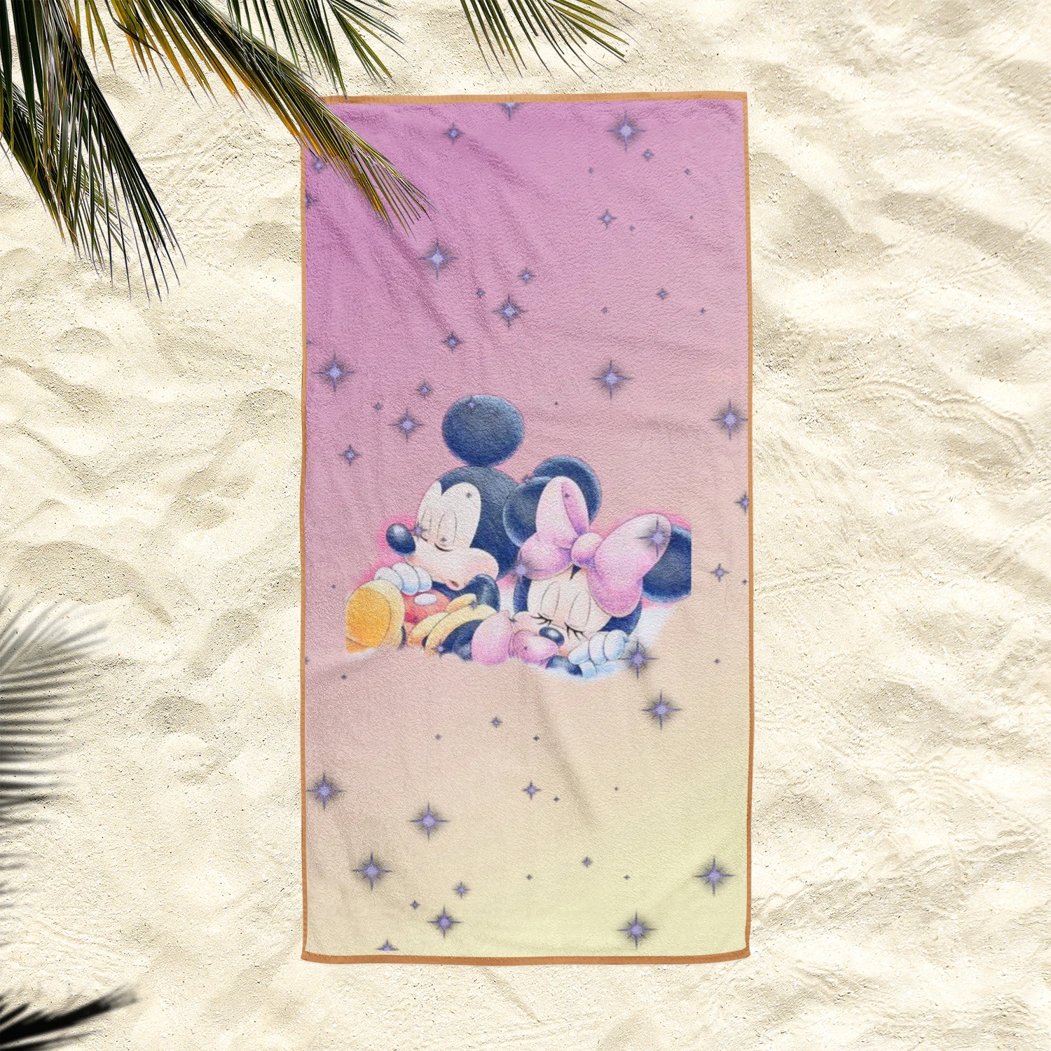 

Полотенце Disney с Микки Маусом, пляжное полотенце, банное полотенце, одноразовое полотенце для уборки, чайное полотенце, комплект для ванной к...