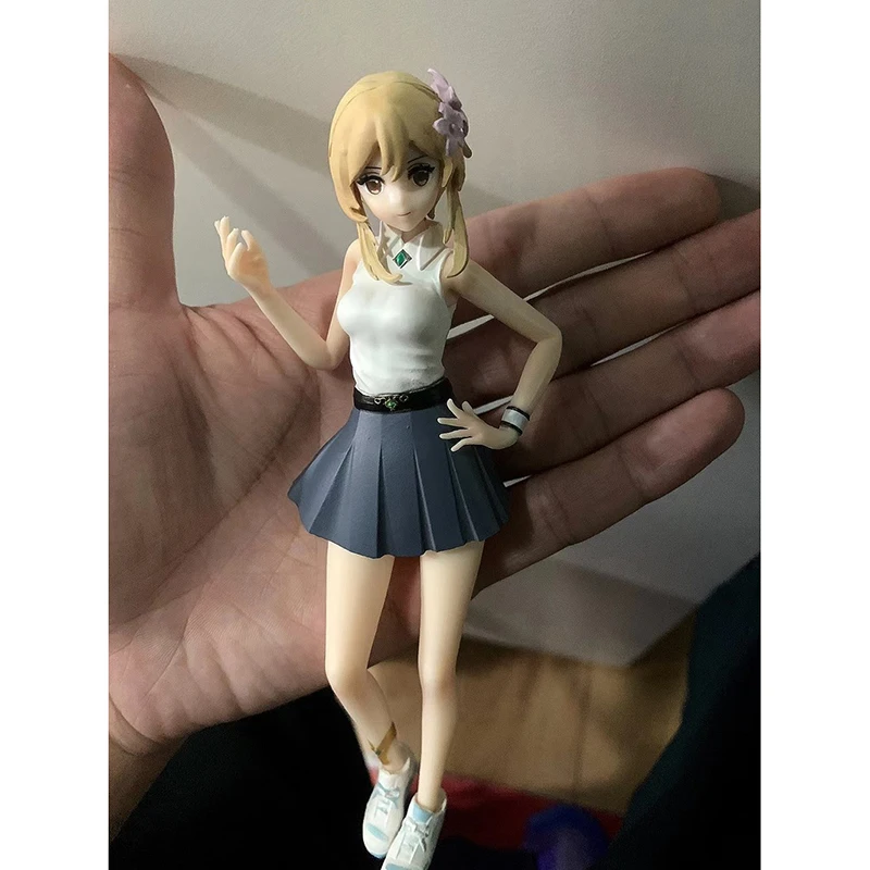 

Hot Anime 19cm Genshin Impact Lumine Figure Pvc Action Figure Collection Decorate Model Kawaii Doll Children Toy Birthday Gifts
