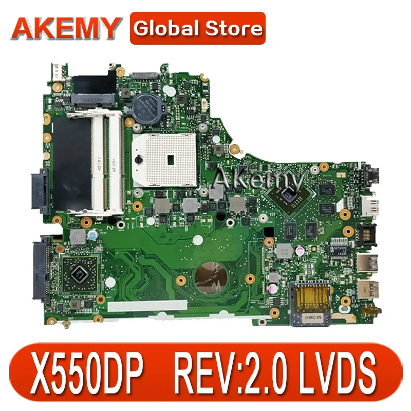 

Материнская плата AK X550DP REV: 2,0 LVDS для ноутбука ASUS X750DP K550DP K550D X550D материнская плата X550DP материнская плата X550DP