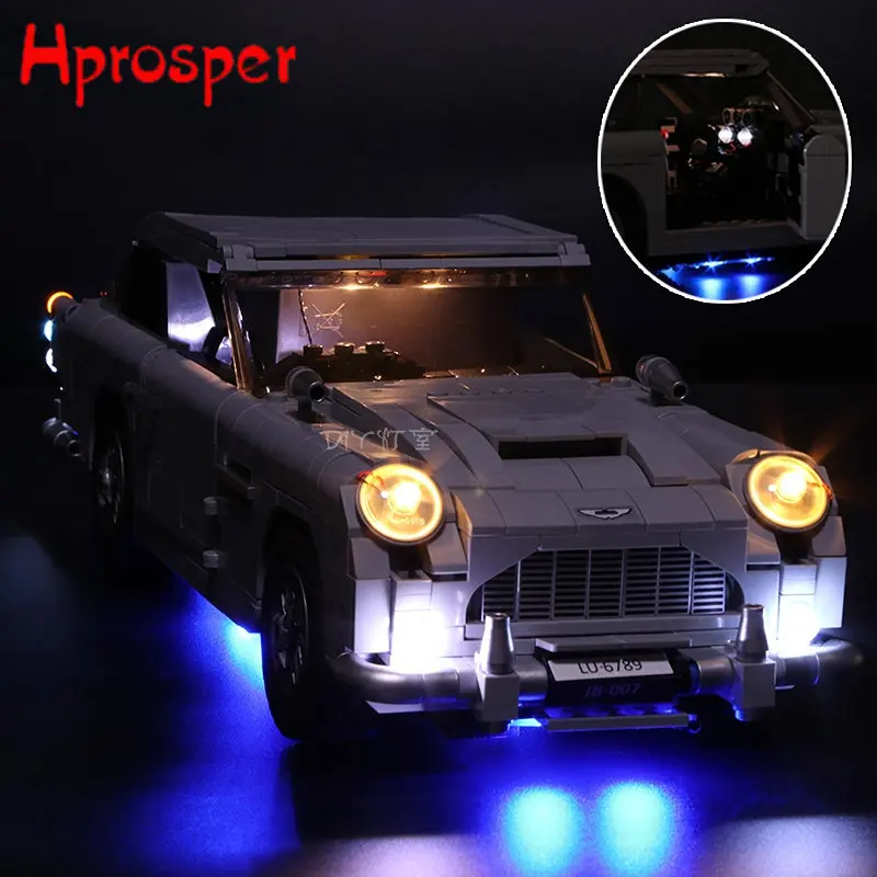 

LED Light For 10262 James Bond Aston Martin DB5 Building Blocks Lighting Toys Only Lamp+Battery Box(Not Include the Model)