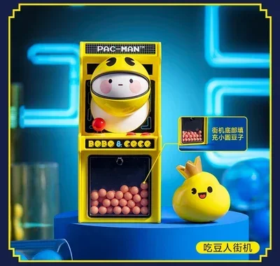 Pop Mart PAC-MAN × BOBO &amp COCO Space Series глухая коробка фигурки аниме Caixas Supresas модели игрушки и