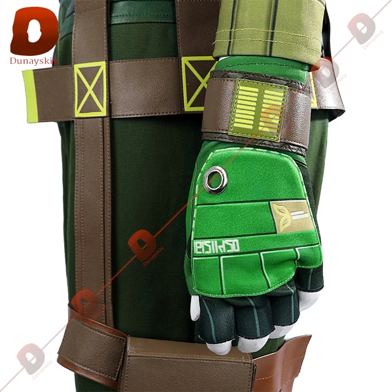 Аниме игра Valorant Косплей Костюм Новый Герой Скай Cos Топ Брюки Комплект С Париком