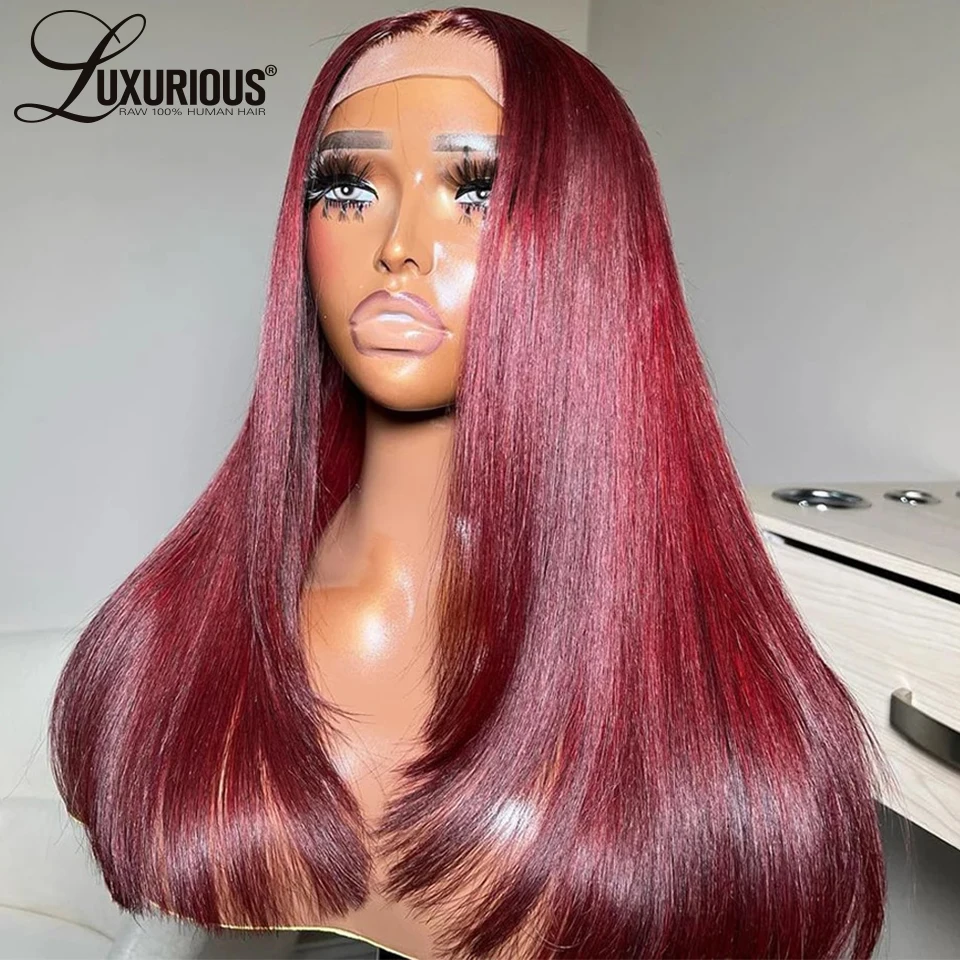 Парик из натуральных черных безклеевых человеческих волос 13x4 парики