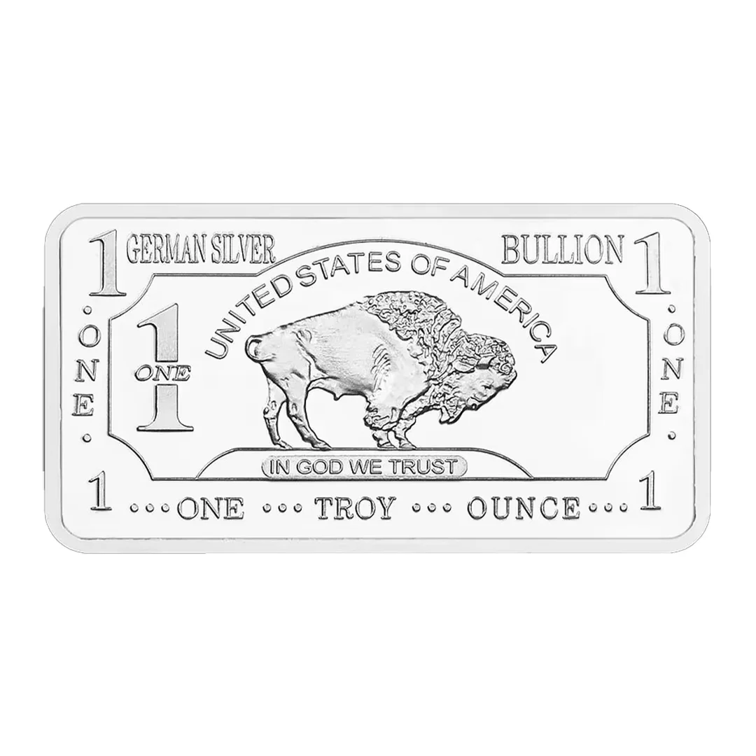 

Посеребренная монета Американский буйвол