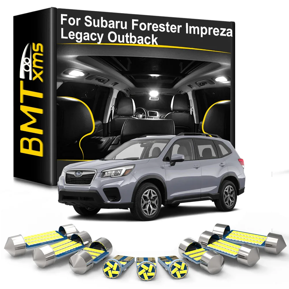 

BMTxms LED Interior Light For Subaru Forester SH Impreza WRX STI Legacy Outback XV Crosstrek Baja BRZ Justy Loyale SVX Tribeca