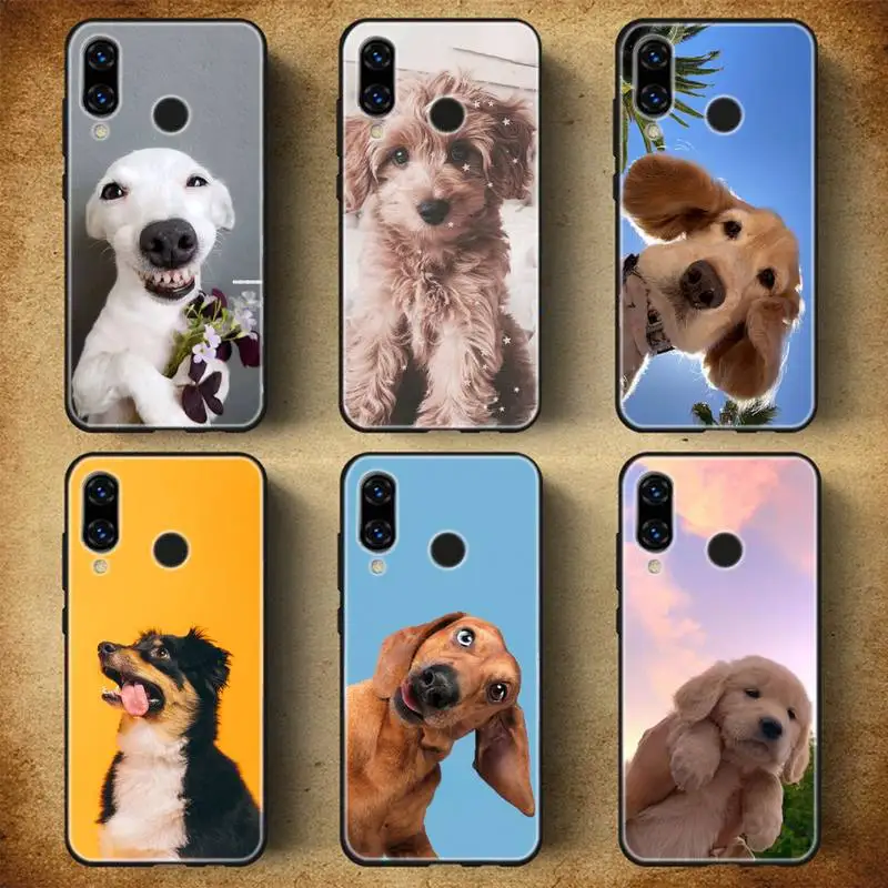 

Cute Dog Print Pattern Phone Case For Huawei P20 30 40 Pro Mate 20 30 40 Pro Honor 10 V9 10