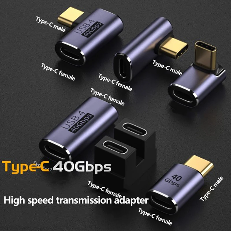 

Металлический USB-адаптер 100 Вт Type C OTG 40 Гбит/с для быстрой передачи данных и планшетов