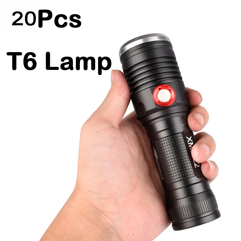 

VIP3 из 20 штук T6 фонарик без батареи