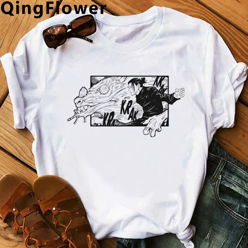 

Летняя парная одежда для мужчин, повседневный топ с аниме Hunter x Hunter Killua Hisoka juютсу Kaisen Gojo Satoru, летняя одежда для пар