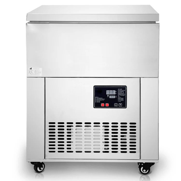 

6 Tanks Commercial Stainless Steel Block Freezer Snowflake Shaved Ice Block Making Machine/Continuous snow ice block machine