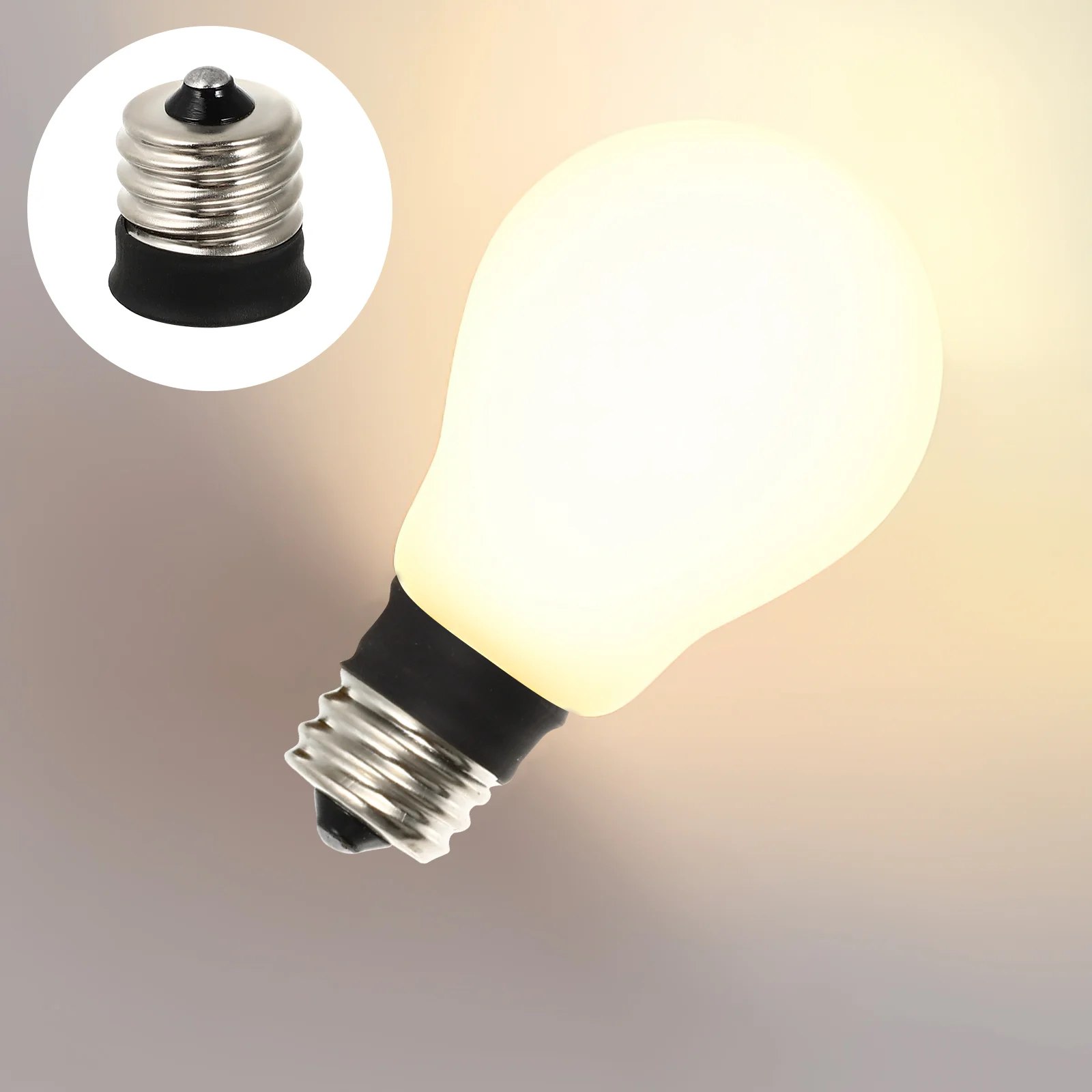 

5 Pcs Lamp Adapter Socket Label E17 E14 Base Converter E12 Bulbs Light Outlet Receptacle Candelabra Replacement