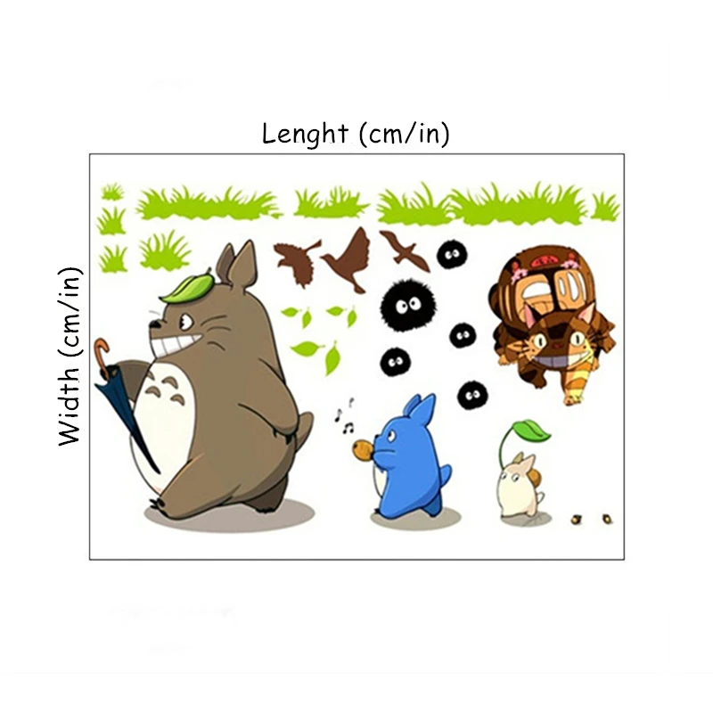 

Мультяшные животные наклейки на стену ПВХ