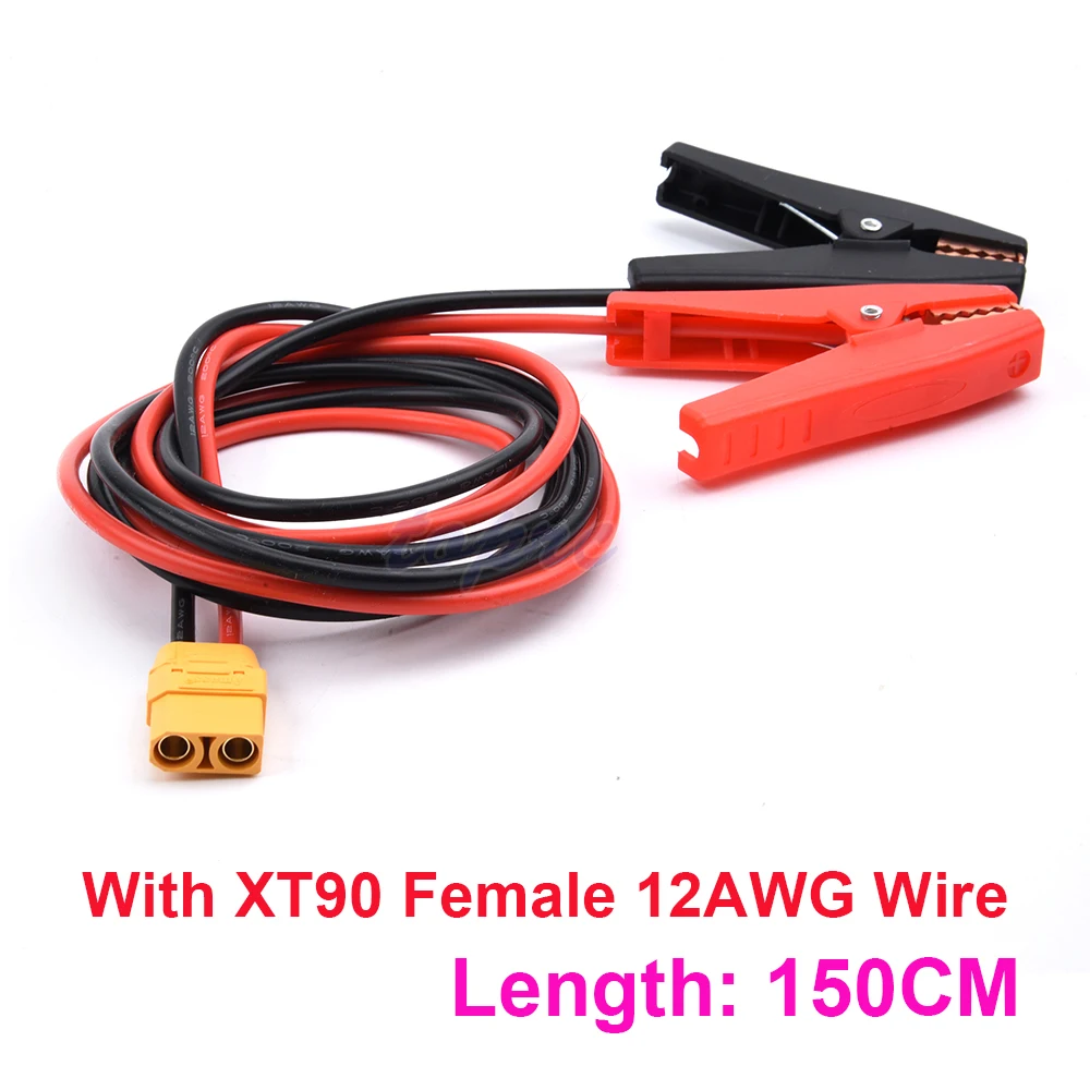 

Силиконовый провод 12/14AWG с адаптером крокодил для XT60/XT90, совместимый с ISDT Q6