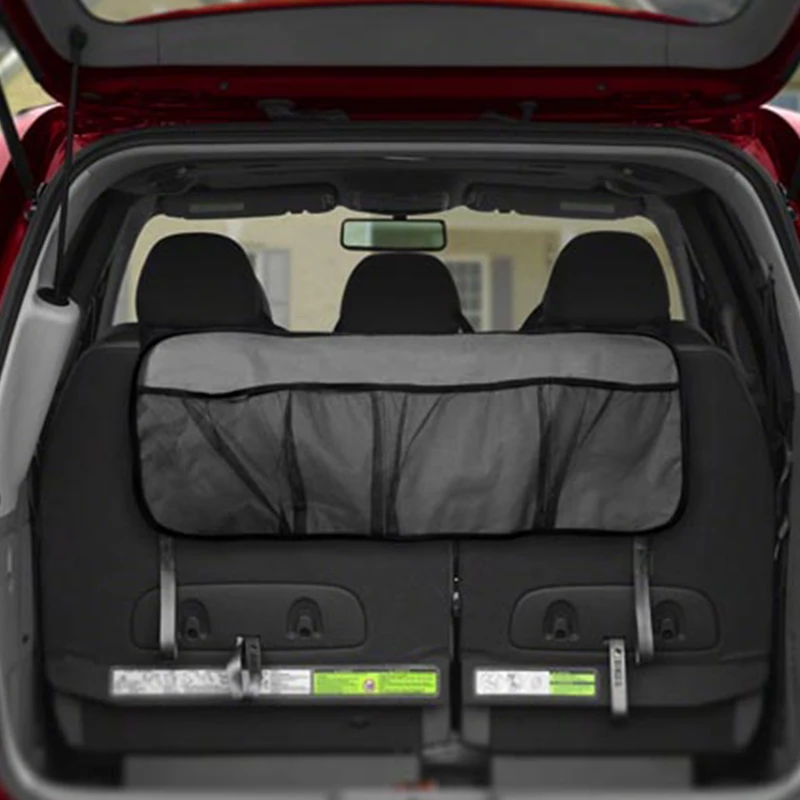 

AUTO PLUS Oxford Cloth Car Trunk Storage Bag Auto Seat Back Storage Mesh Ornaments Sundries Gadget Interior Accessories