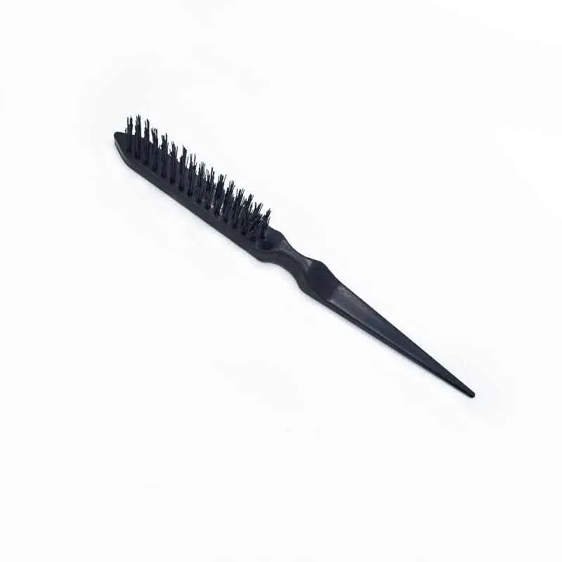 

Salon Black Hair Brushes Comb Slim Line Teasing Combing Brush Styling Tools DIY Kit Professional Plastic Hairdressing Combs