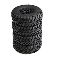 4pcs 105mm 1 9 inch tire wheel rubber tires for 110 trx 4 axial scx10 d90 cc01 universal servo rc car accessories