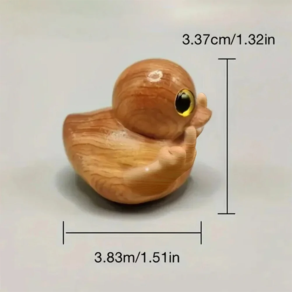 Деревянная статуя уток 3D дизайн украшения для дома отличный подарок идея