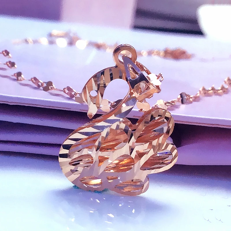 

Женский кулон из розового золота 585 пробы, с золотым покрытием