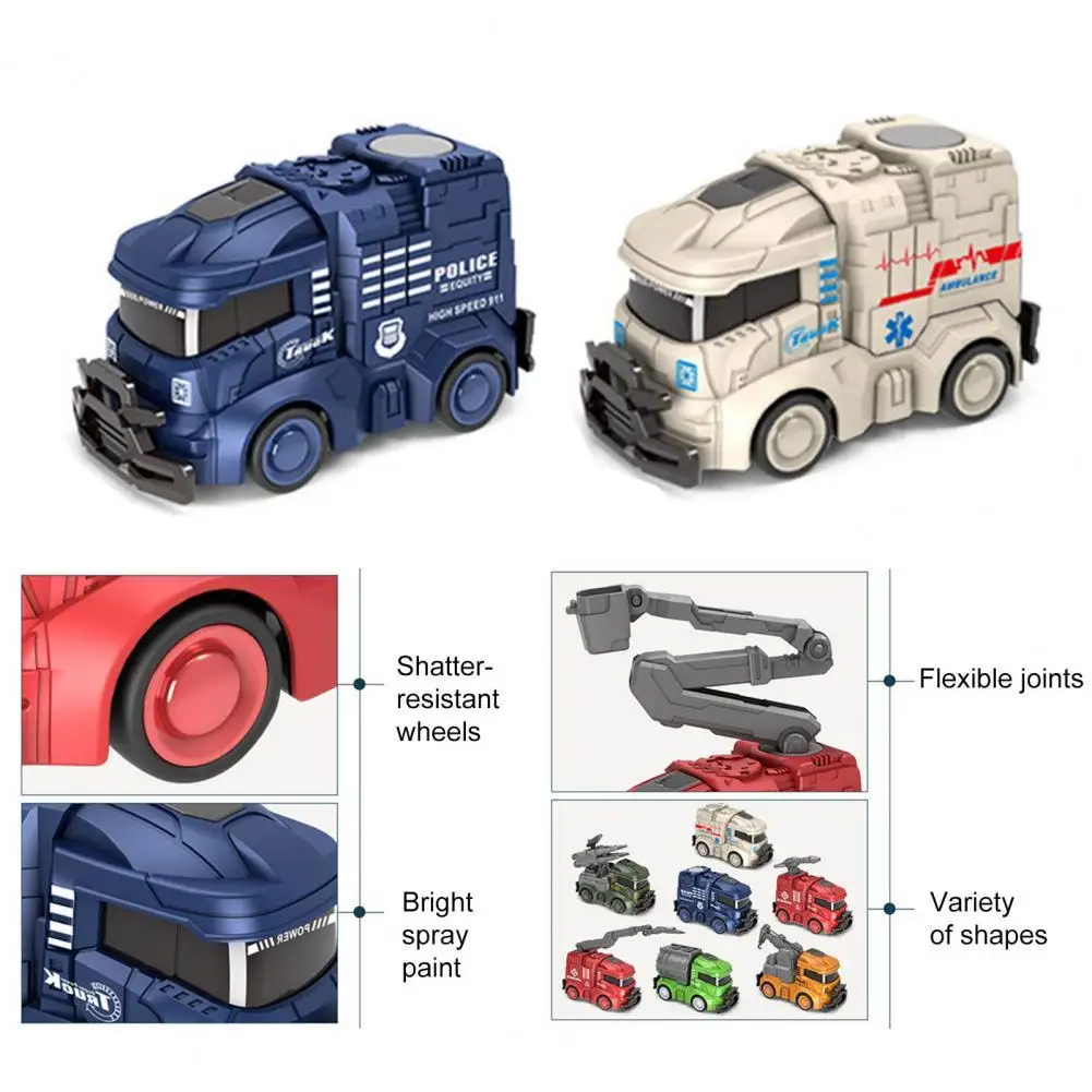 

Удобная пластиковая техника/пожарная машина/скорая помощь/модель военного автомобиля, игрушка для мальчиков