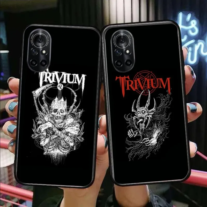 Чехол для телефона Rock am Ring Trivium, черный мягкий чехол для телефона Honor 70 50 20 7S X9 X8 X7 Magic 4 3 Pro