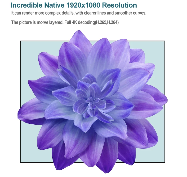 Everycom HD RD829W Проектор 5G WiFi LED 4K Видео Фильм Смарт Android 11.0 Проекторы Домашний