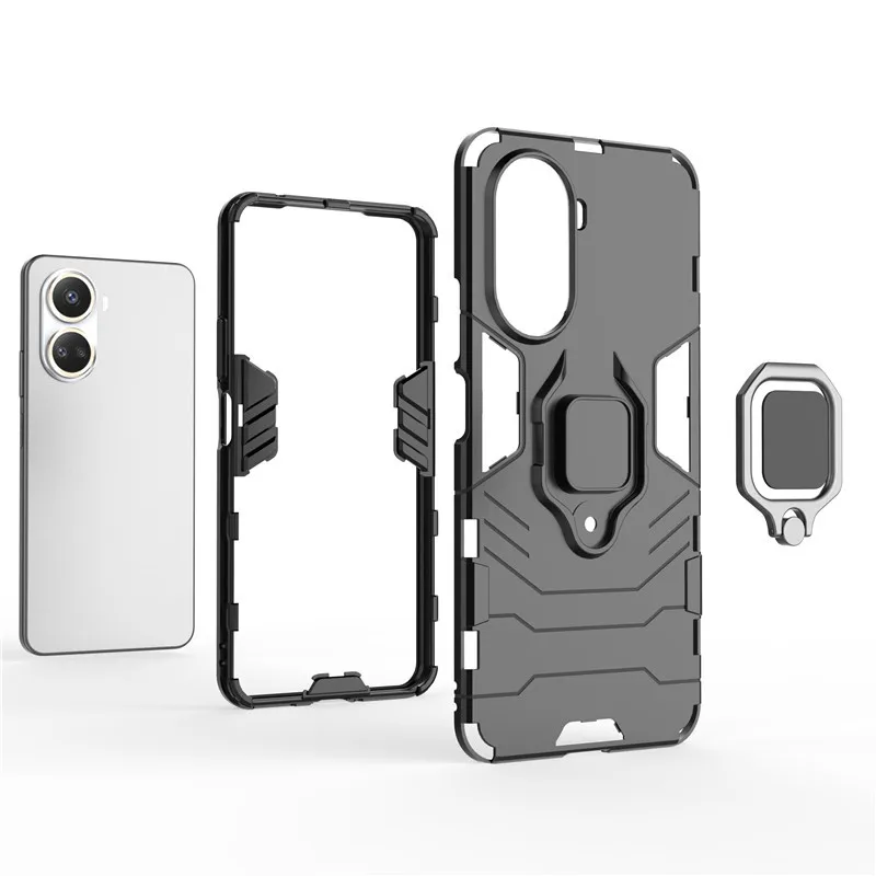 For Huawei Nova 10 SE Case Hard Armor Finger Ring Protective Bumper For Nova 10 9 8 7 Pro Cover For Huawei Nova 7 8 9 10 SE 4G