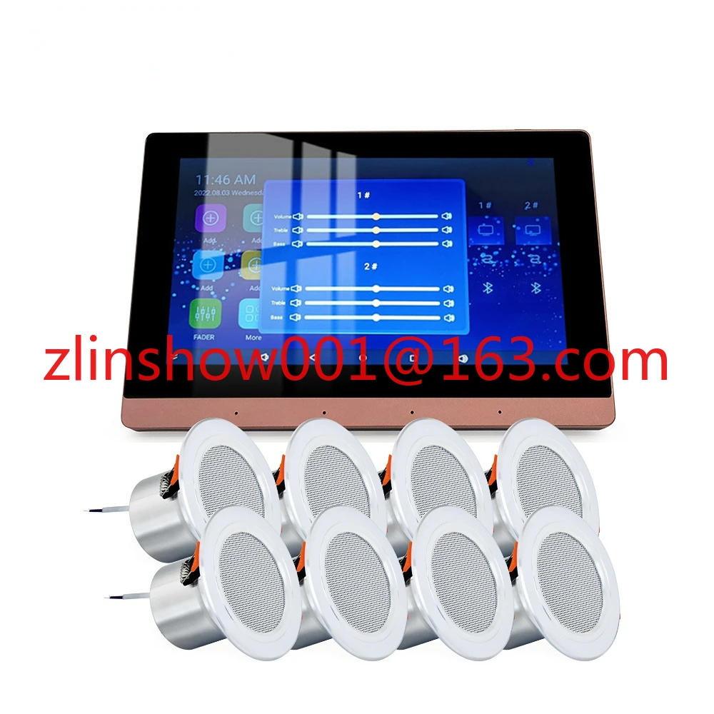 Настенный усилитель Wi-Fi звуковая система умного домашнего кинотеатра 7-дюймовый