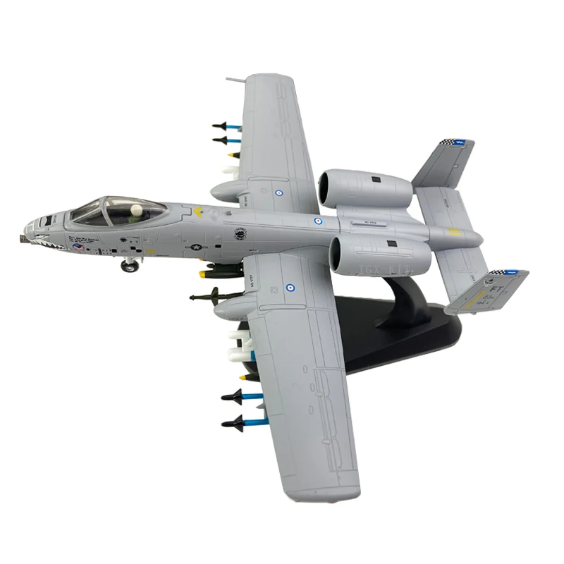 Масштаб 1:100 US A-10 A10 Thunderbolt II атака истребитель литой под давлением металлический