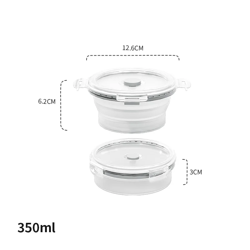 

Силиконовый складной контейнер для еды