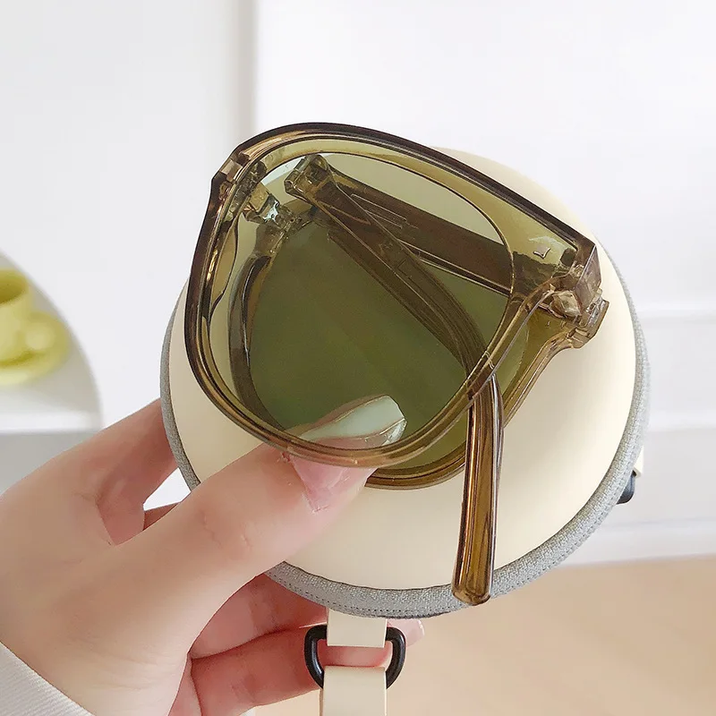 Мужские и женские складные очки YURERSH, Винтажные Солнцезащитные очки с поляризационными стеклами, модель TR90, модель UV400 Y117