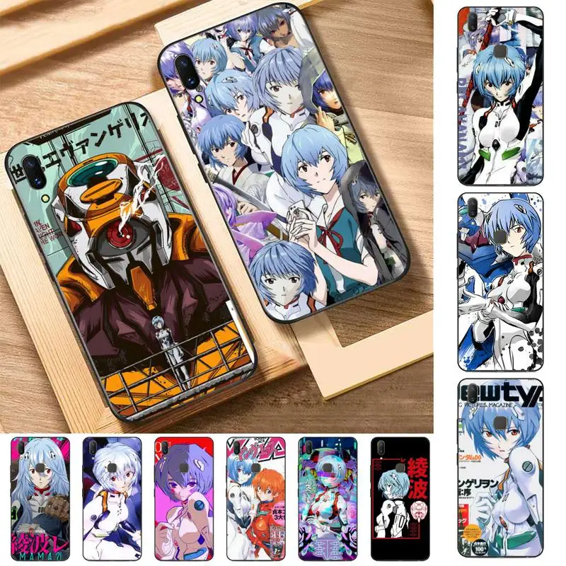 

BANDAI Neon Genesis Evangelion Rei Ayanami Phone Case for Vivo Y91C Y11 17 19 17 67 81 Oppo A9 2020 Realme c3