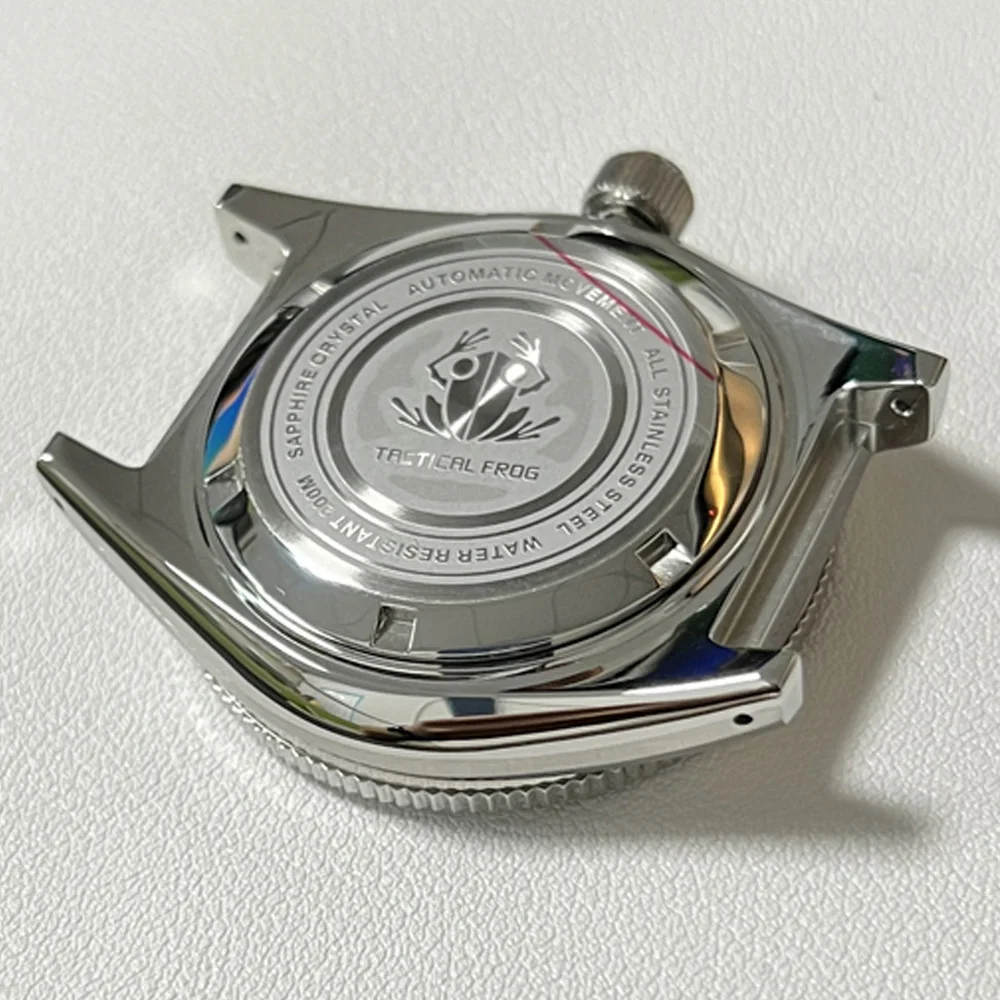 Tactical Frog Watch Modify Parts 42.9mm SBDC053/62MAS Stainless Steel Watch Case Sapphire Luminous Insert Fit NH35/36 Movement